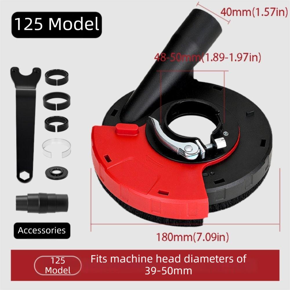 Vacuum Attachment Angle Grinder Dust Shroud Adjustable Attachment Multiple Attachments Grinding Dust Shroud