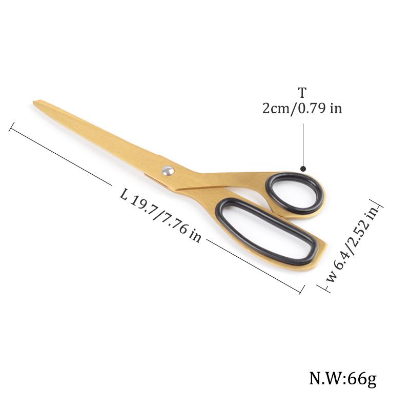 

Golden Scissors Dissymmetry Handle Graceful Sharp Stainless Steel,Office Household Stationery,Paper-Cut Pruning Sewing ZS-119 золотистий