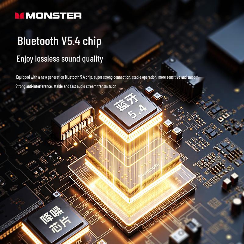 MONST M100 Kabellose TWS Bluetooth-Kopfhörer - Hochwertige Geräuschunterdrückende Sport-In-Ear-Kopfhörer