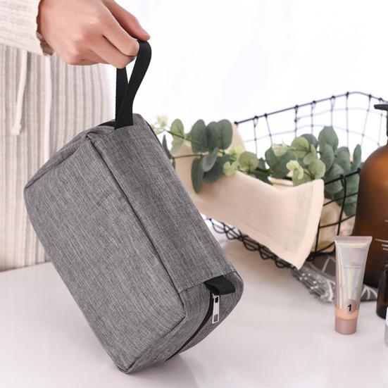 Waterproof Toiletry Bag Cosmetic Pouch Multiple Compartments Large Capacity Zipper Closure Portable Shower Caddy Bag