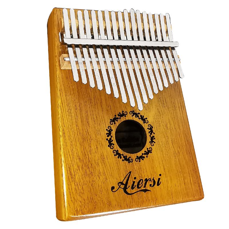 

Solid Koa 17 клавиш Kalimba Finger Piano Keyboard Музыкальный инструмент в подарок с песенником, мелодическим молотком и сумкой