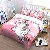 Flying Unicorn Pink Bedding Set Bedding Duvet Cover Set Duvet Cover Pillowcases (1 * Duvet Cover 2 * Pillowcases, Without Duvet Insert)