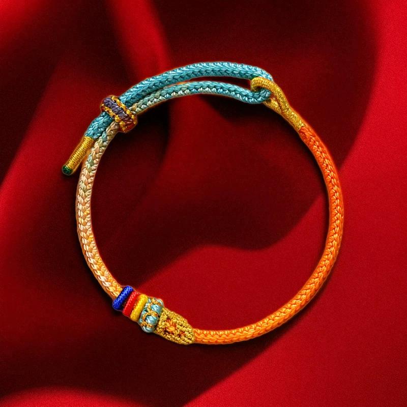 Hand-Woven Adjustable Bracelet Unisex Lucky Charm Bracelets Perfect Bangles Gift For Friends And Relatives