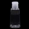 10Pcs 30/60Ml Trapezoidal Plastic Hand Sanitizer Bottles Dispenser Transparent Gel Reffillable Bottle Container With Filp Cap