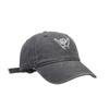 Men's washed old soft top finger embroidered baseball cap trendy women's spring and summer outdoor travel sun protection hat