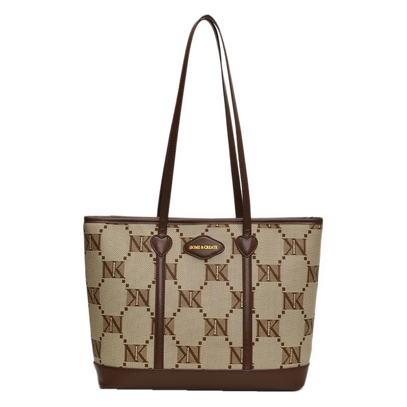 2025 new bag women's medieval cute handbag PU versatile commuter tote bag bucket bag