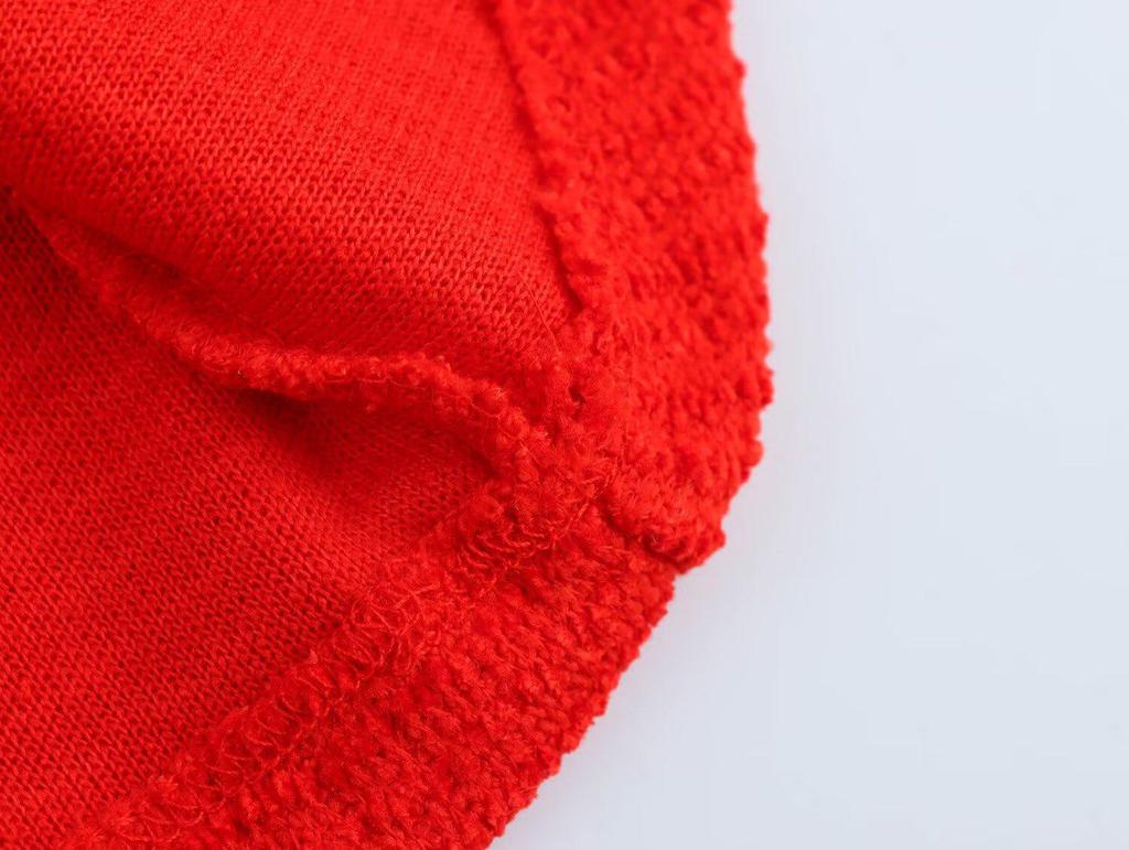 Spring 2025 Women's Textured Sleeveless Crew Neck Dress - European & American Style 