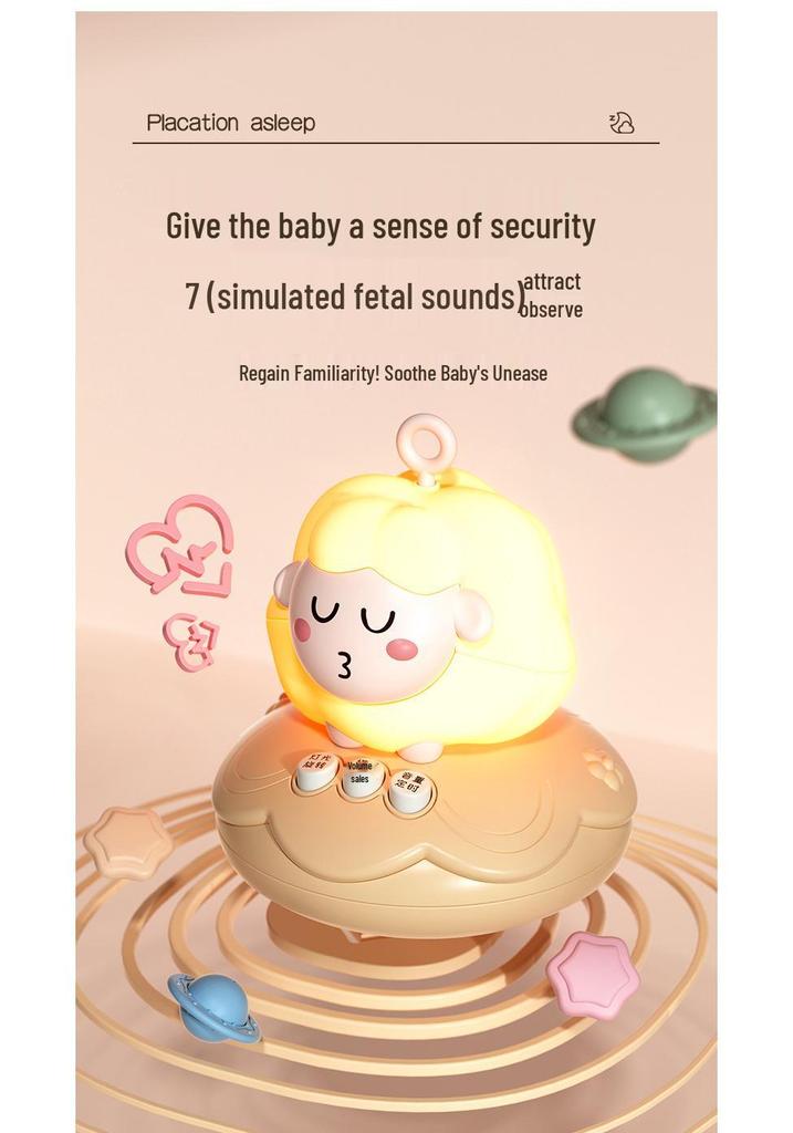 Newborn Crib Mobile: Rotating Music Rattle Toy for Babies 0-3 Months, Suitable for Crib or Stroller