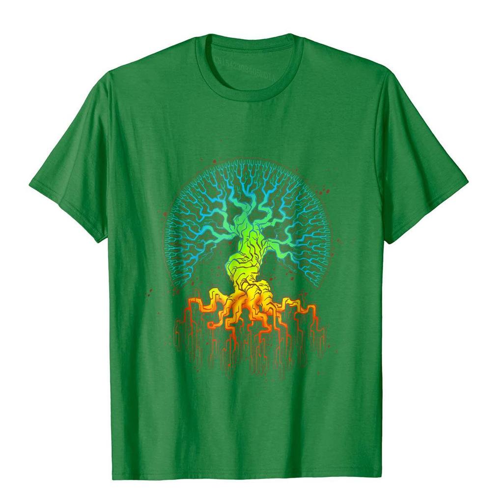 Shirt.Woot Fractal Tree Of Life T-Shirt Rife Man Tops Shirt Leisure T Shirt Kawaii Men Clothing Cotton Beach