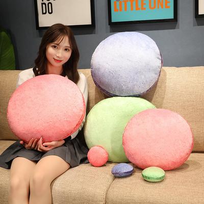 Kreatives Macaron rundes Kissen Plüschtier Heimsofa Kissen Kissen Mädchen Schlafsack Beinteil Stoffpuppe