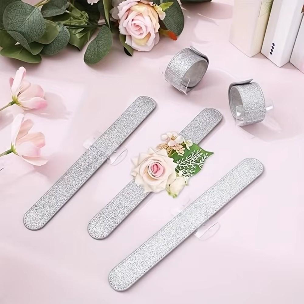 2pz Braccialetti Corsage da Polso Fai da Te Multiuso Corsage Polso Fascetta Floreale Fidanzamento
