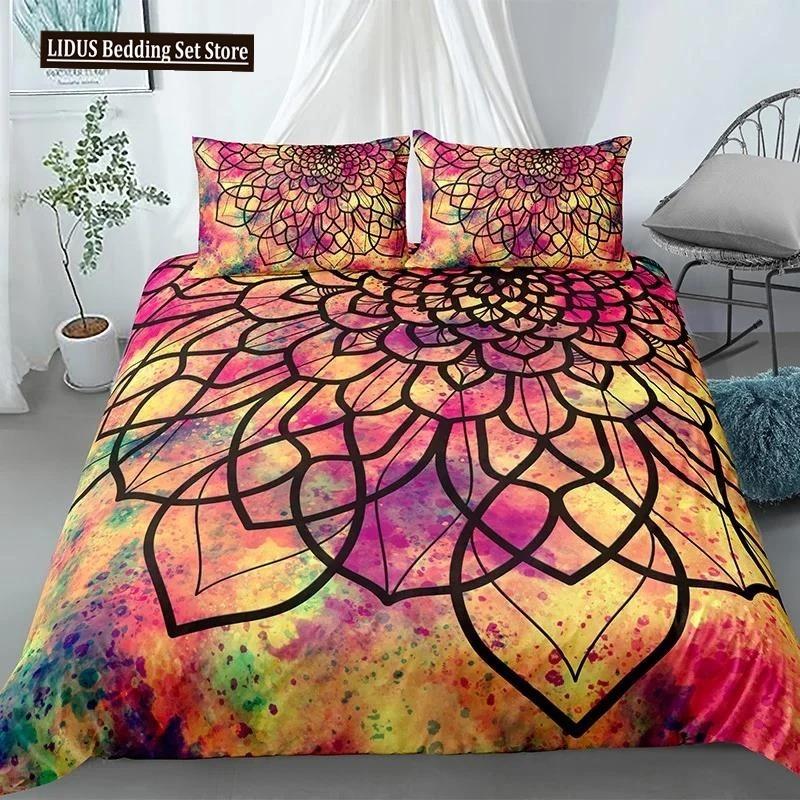 Mandala Bedding Collection Duvet Cover Bohemian Bedspreads Bed Collections Polyester King Queen Full Double Twin Quilt Cover