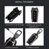 Zinc Alloy Car Key Case Cover For Geely Okavango Coolray Atlas Monjaro Tugella Emgrand GT S Proton X50 X70 Remote Fob Holder