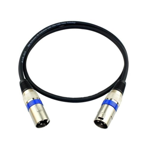 Microphone Cable, XLR Cable, XLR (Male) to XLR (Male) Audio Cable, XLR Connector 3-Pin Extension Cable (5m)