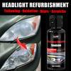 Autoscheinwerfer-Restaurationsset, Kratz- und Oxidationsentferner, Polier- und Erneuerungspaste, Verbessert Lichtklarheit und Helligkeit