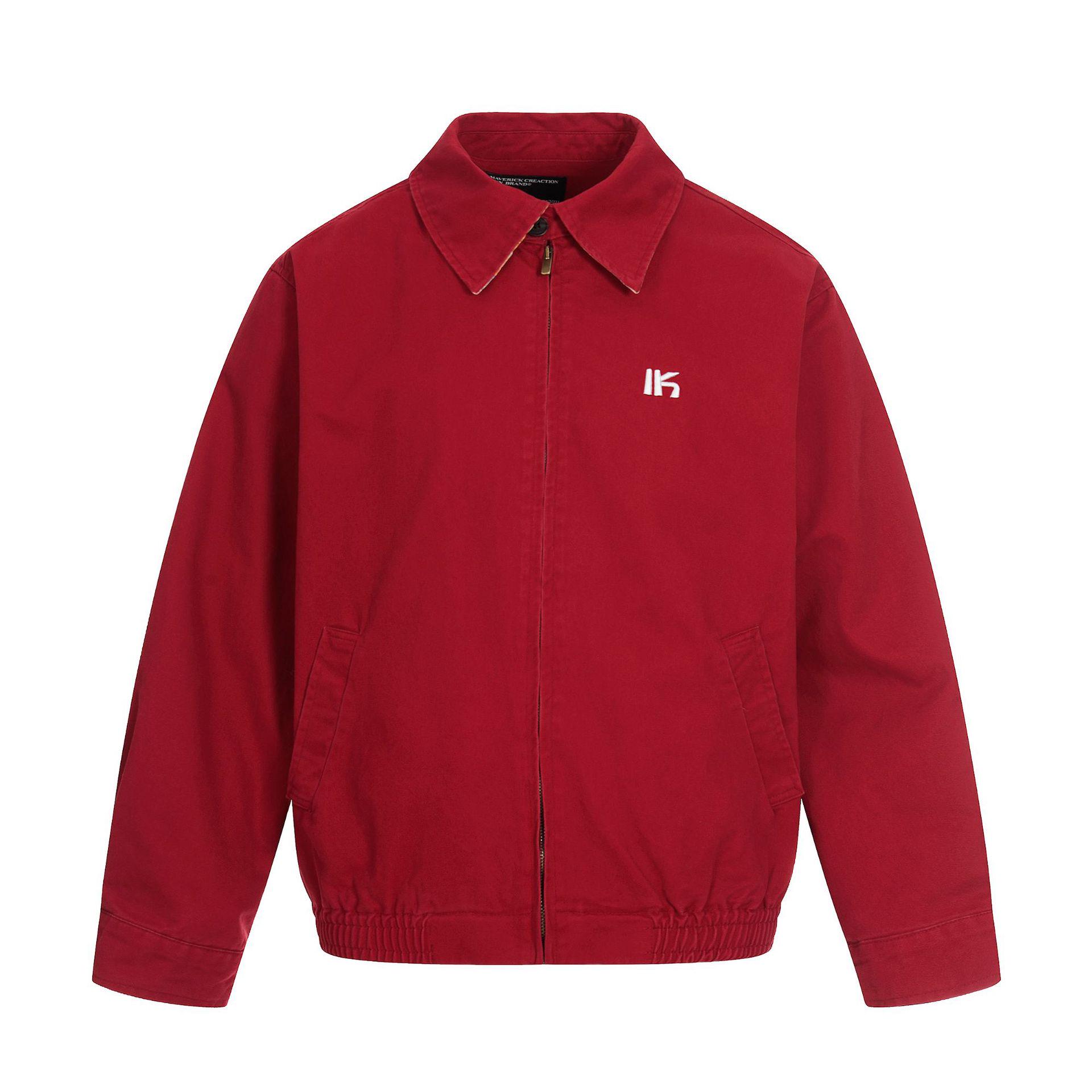11KN Retro Unisex Workwear Jacket – Short, Wide Fit, Slimming, Loose with Natural Shoulders and Lapel Small