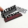 PATRIOT Edition 3D Emblem Sticker Badge Fender Funny Decals Car Truck Replacement Door Decoration for Universal Car SUV