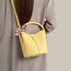 Bag women's 2026 summer new bucket bag niche design single shoulder oblique span women's bag large-capacity commuter tote bag