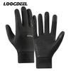 Herren Winterhandschuhe, wasserdicht, Fahrradhandschuhe, Outdoor-Sport, Ski, Laufen, Motorrad, Touchscreen, Fleece-Handschuhe, rutschfest, warm, volle Finger