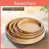 Bamboo Tray Round Handcrafted Tea Serving Plate For Home Tea Sets