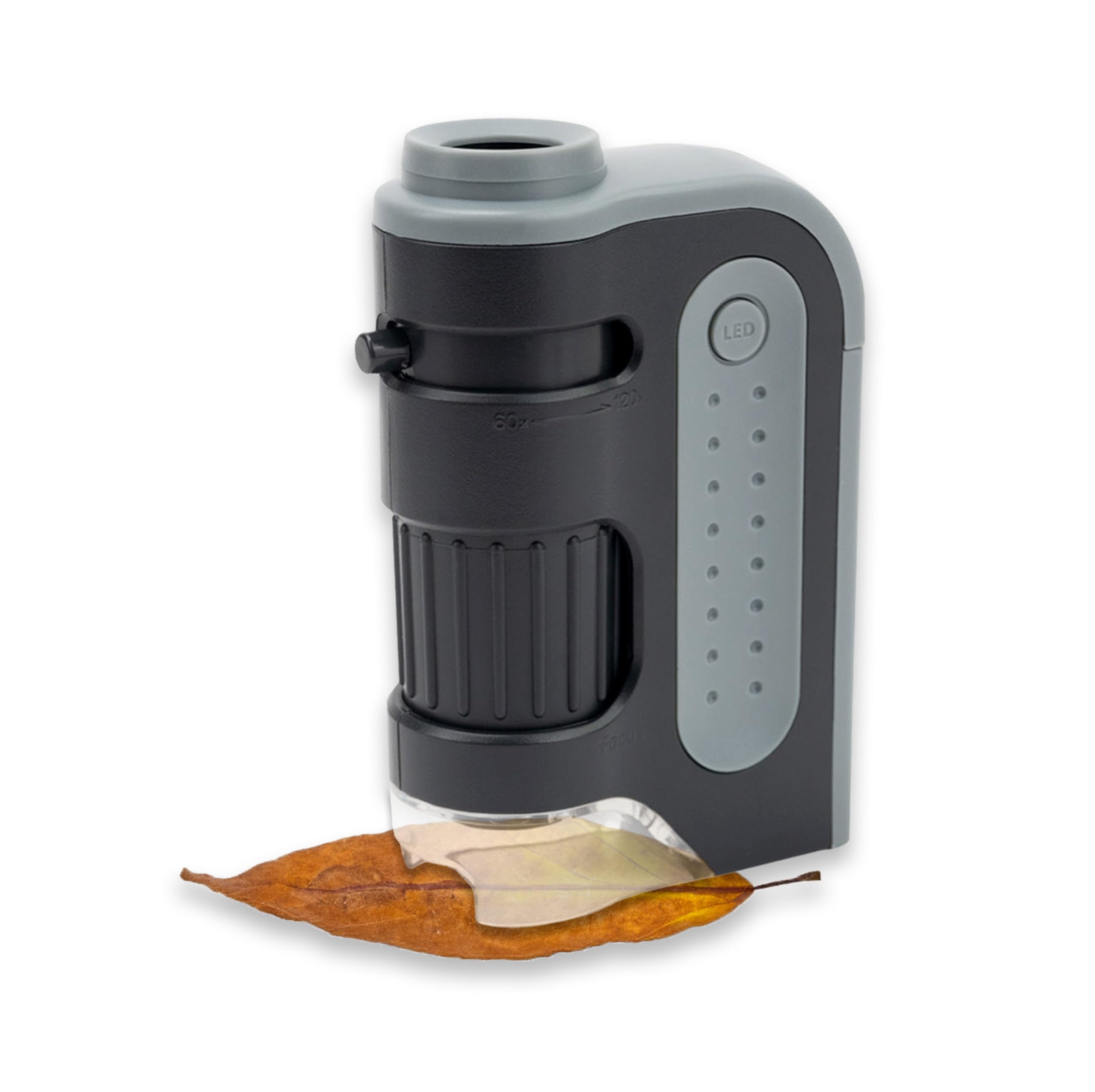 

Кишеньковий мікроскоп Carson Micro Bright Plus зі світлодіодом MM-300 (60-120x, легкий) чорний