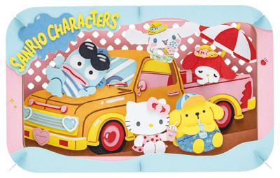 Paper Theater Sanrio Characters PT-L71 Summer Vacation