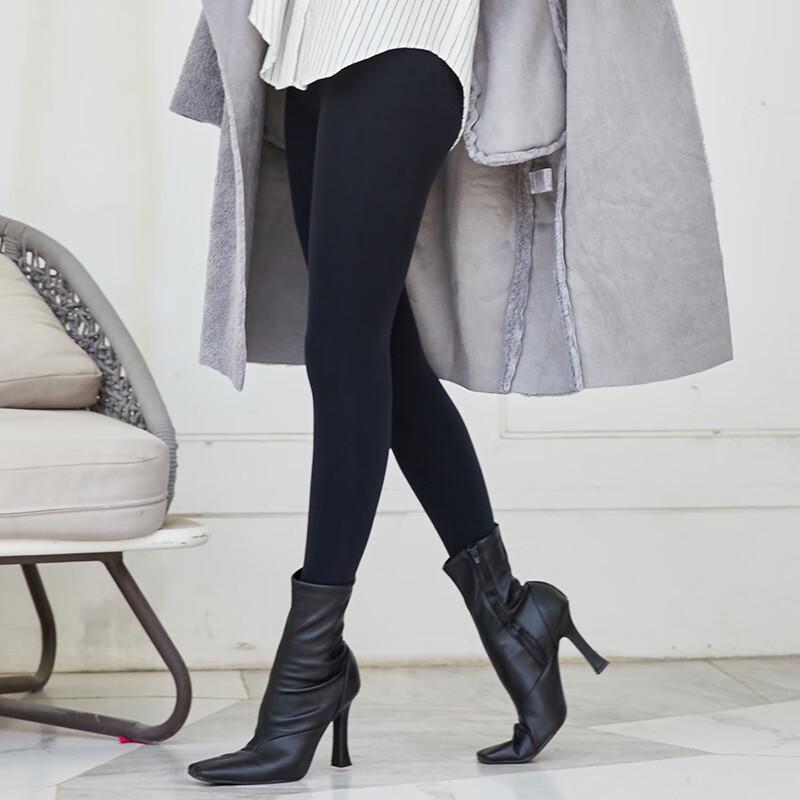 Women's Seamless Velvet Thermal Tights