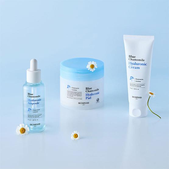 Skinfood Blue Chamomile Hyaluronic Pad 70EA