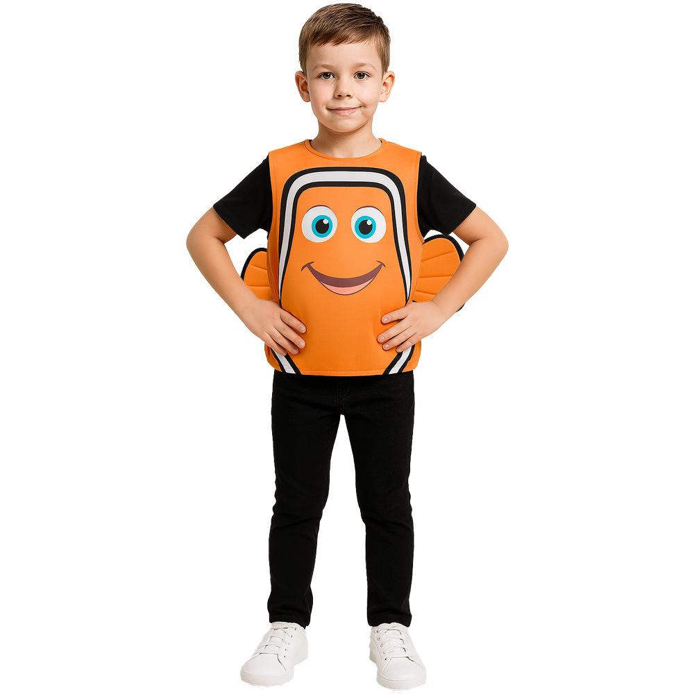 Halloween Nemo Clownfish Costume for Kids - Role-Playing Sponge Outfit