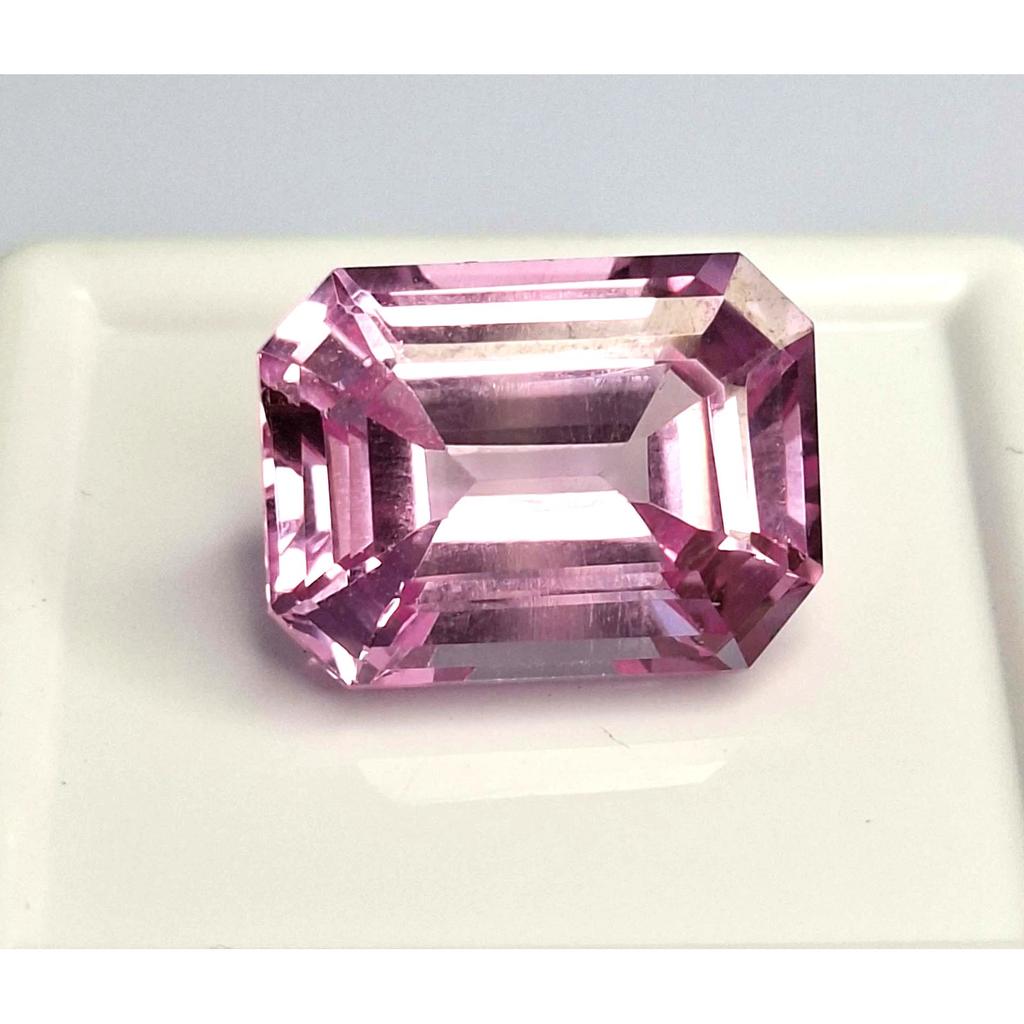 Emerald Cut Natural Pink Sapphire 10-12 Ct Fabulous Certified Loose Gemstone