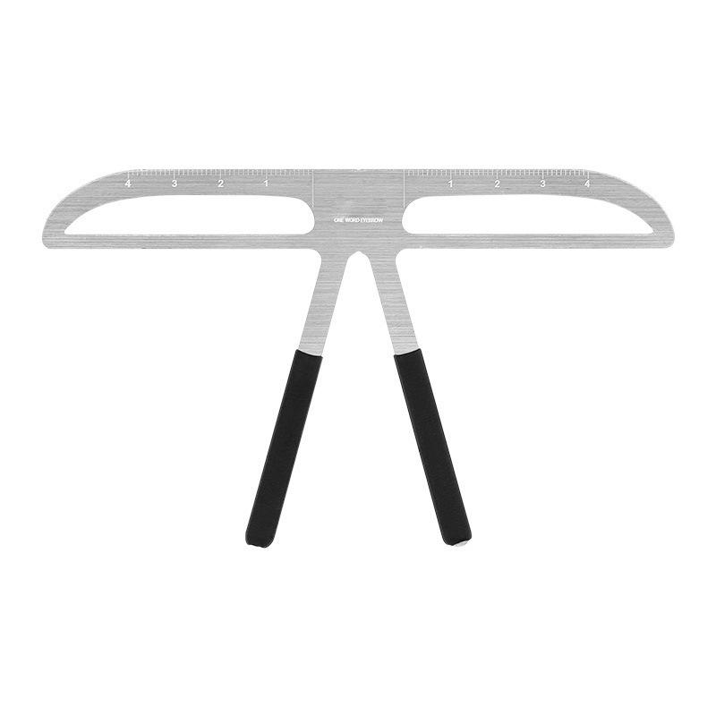 Eyebrow Ruler Tool Permanent Makeup Eye Brow Lip Grooming Tattoo Stencil Shaper Rule Measure Stainless Steel
