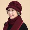 Winter new fashion warm adult hat outdoor cold simple rabbit hair blend knitted hat elegant women's hat