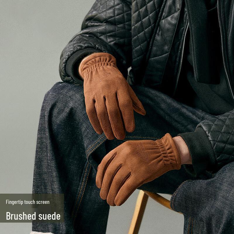 

Айлан Хуэйцзя CH Зимние Уличные Велосипедные Замшевые Теплые Перчатки с Сенсорным Экраном DY55