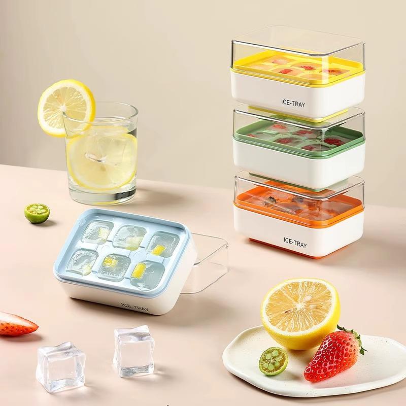 Household Silicone Ice Cube Tray - Soft, Mini Mold for Freezing and Storing Ice Cubes