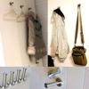 Wall Hooks Wall Hangers Stainless Steel Stylish Simple Design DIY Set [Uregish] 6-Piece (50mm)