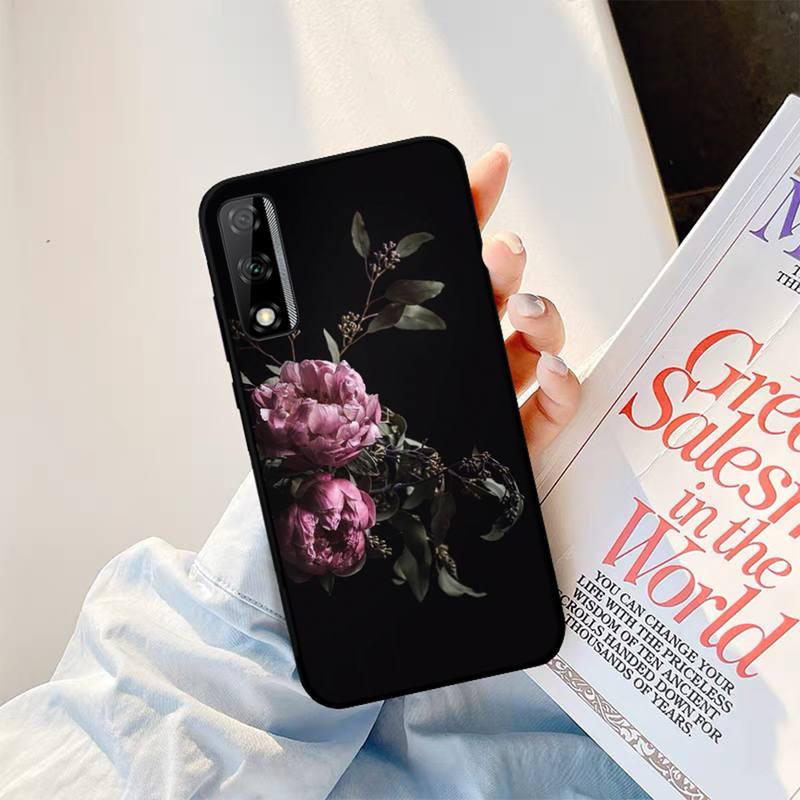 Peonies Beautiful Flower Phone Case For Huawei Y9 Y8 Y6 Prime Y7 Pro Y8s Y5 Mate 20 Pro 10 Lite Cover