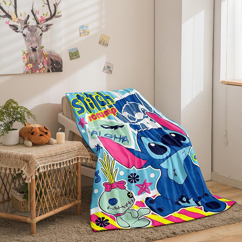 Cartoon Stitch Series Double-Sided Flannel 3D Digital Printing Blanket Blanket