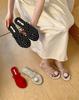 Flat-Bottomed American Cool Toe Slippers Fairy Shoes Outer Wear Summer Vacation Beach Sandals