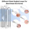 11Pcs/Set Acne Blackhead Removal Needles Black Dots Cleaner Pore Cleaner Deep Cleansing Face Skin Care Beauty Tools Needles Kit