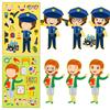 6 Photos/package of Professional Dress-up Puzzle Stickers New Products Parent-child Interaction Puzzle DIY Handmade Stickers