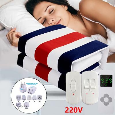 Electric Blanket 220 Thicker Heater Heated Blanket Mattress Thermostat Electric Heating Blanket Winter Body Warmer Electric Heated Soft