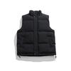 2024 Men's Solid Color Sleeveless Stand Collar Vest - Casual Loose Cotton Jacket with Zipper