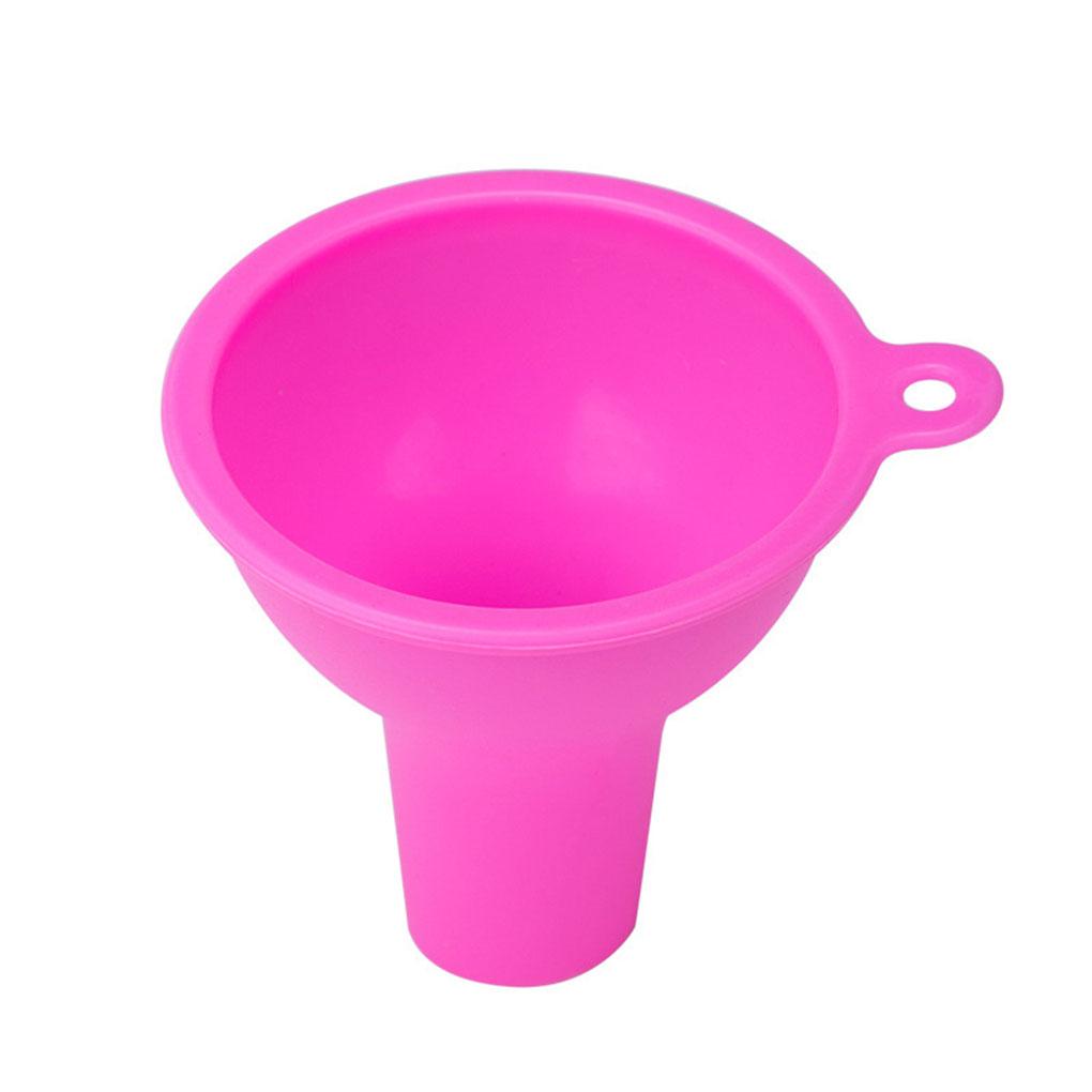 Silicone Funnel Kitchen Gadget Filter Long-lasting Smooth Surface No Burrs Liquid Dispenser Home Supplies Oil Funnels