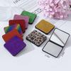 Foldable Design Pocket Mirror Lightweight Foldable Mirror Sparkling Square Mirror Vanity Table Use
