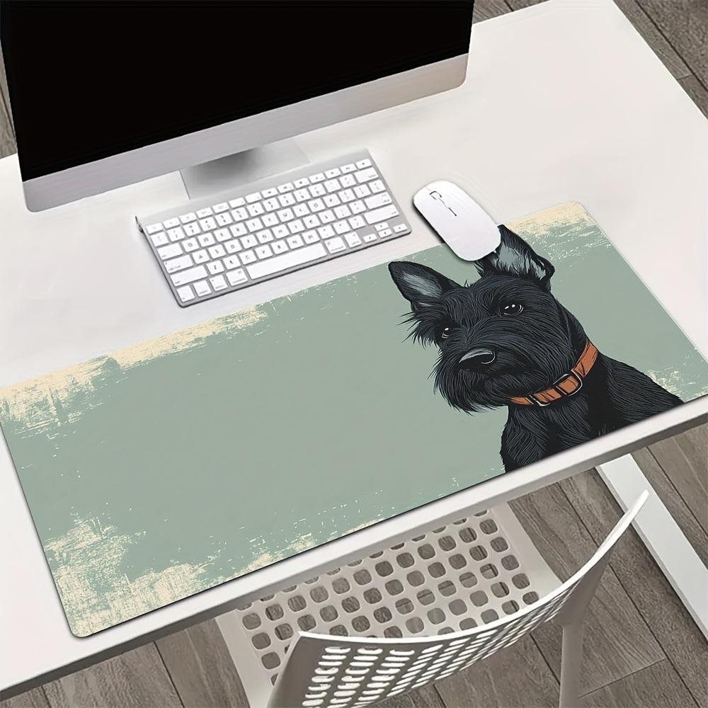 Comfort Gaming Mouse Pad Extended Desk Mat Smooth Cloth Surface Stable Rubber Base for Computer PC Laptop Keyboard Work Work and