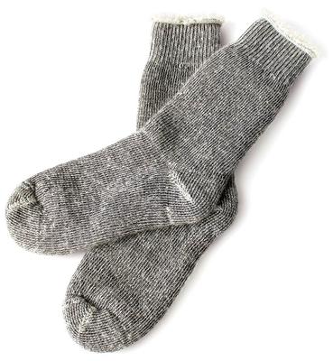 THERMOHAIR Normale Socken L (Tweed Grau, 25-27cm)
