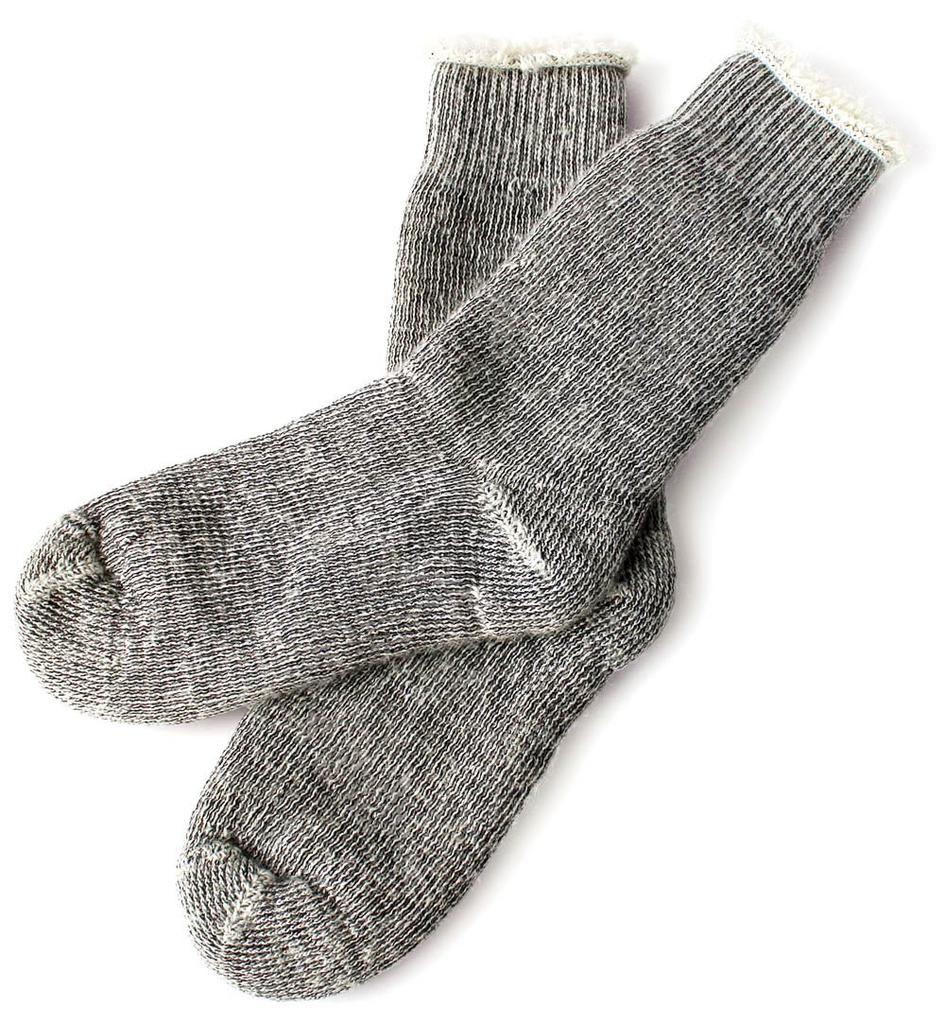 THERMOHAIR Normale Socken L (Tweed Grau, 25-27cm)