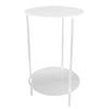 Modern Clr Acrylic Side Table 2 Tier Round Tier Multifirtional Clr Bedside Table End Table Beside The Table for Living Room Bedroom Removable