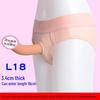Women's Wearable Soft Prosthetic Dildo Underwear for LGBT Love