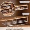 Extendable 15.7-27.6 In Shoe Rack Hanging Adjustable Shoe Storage Retractable Multifunctional Under Cabinet Shelf Laundry Room